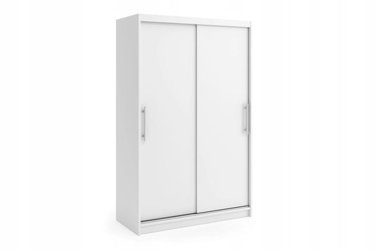 Szafa Przesuwna TIKO1  100/110/120cm Biały Mat/Dąb Sonoma do Salonu i Sypialni