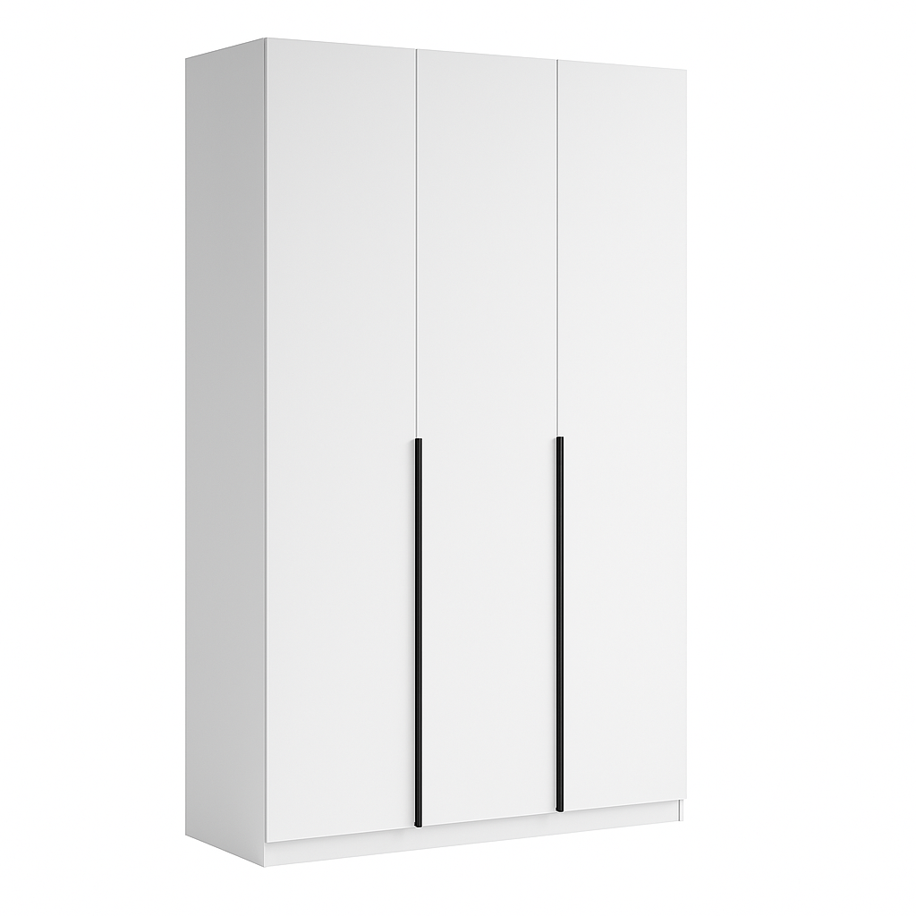 Szafa Uchylna Garderoba  Arctic Pure 150cm Biały Mat do Salonu i Sypialni