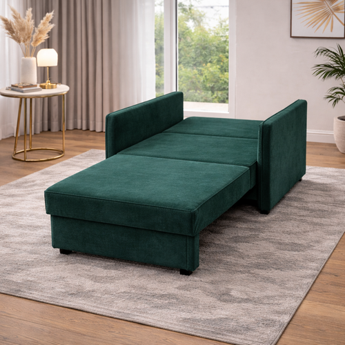 Fotel rozkładany z funkcją spania 1-osobowy pojemnik na pościel – Lino