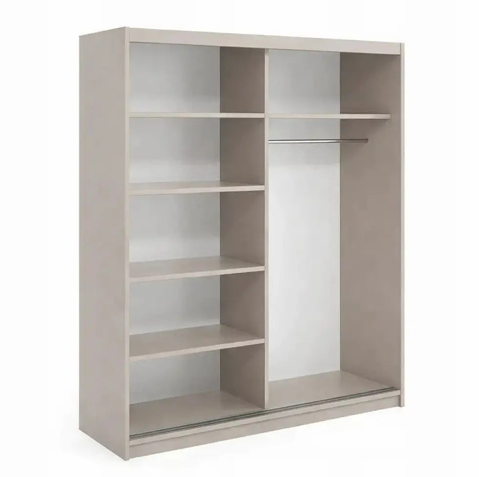 Mała Szafa Przesuwna TIKO1 100/110/120cm Kaszmir Milo Furniture