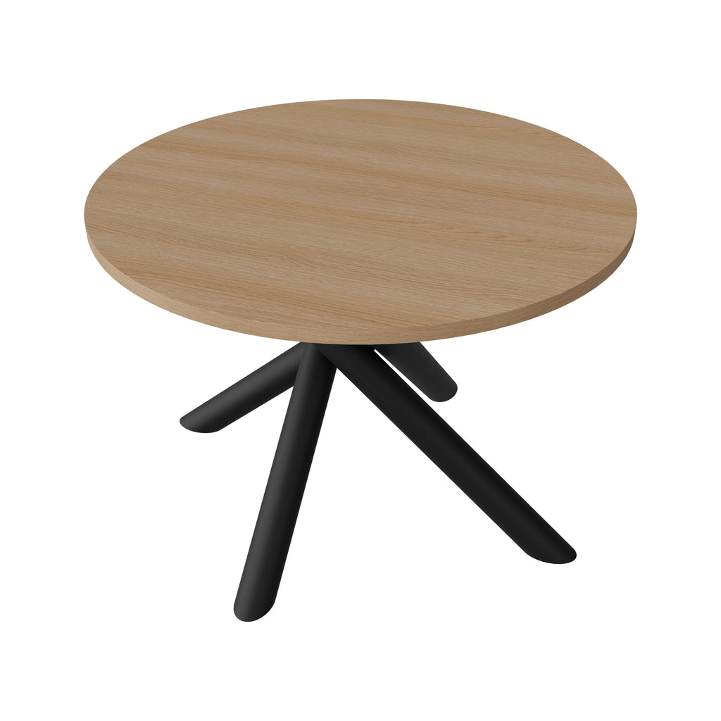 Stół Okrągły OSLO 110cm Dąb Lindberg – Nowoczesny Stół dla 4 Osób Milo Furniture