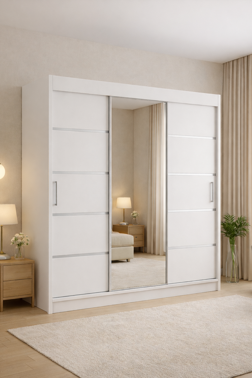 Szafa Przesuwna z Lustrem TIO 3 180cm