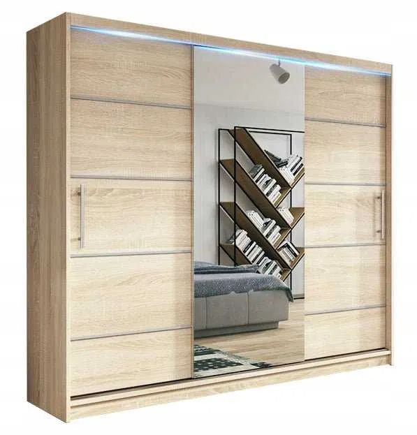 Szafa Przesuwna z Lustrem TIO 3 180cm