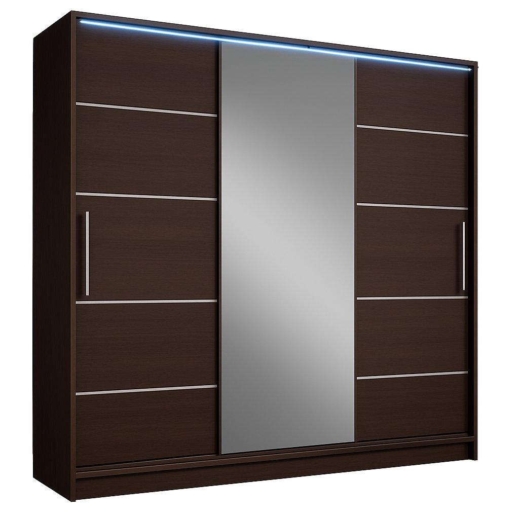 Szafa Przesuwna z Lustrem TIO 3 180cm