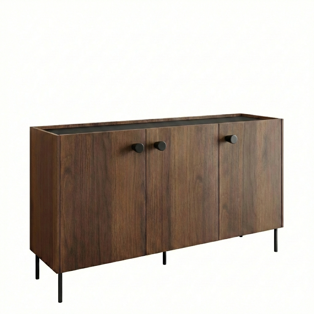 Nowoczesna Komoda Dąb Czarna 160cm STAR - Nowość!