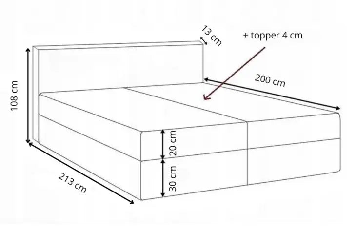 Łóźko Milo Furniture