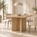 Stół FORM Rozkładany 100-188cm Dąb Artisan – Nowoczesny do Jadalni