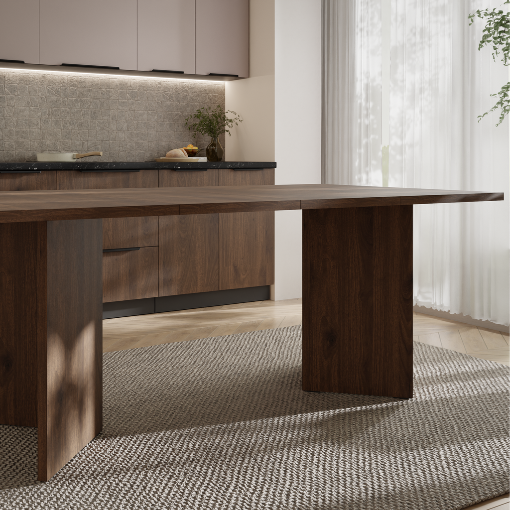 Stół FORM Rozkładany 100-188cm Orzech Okapi – Nowoczesny do Jadalni