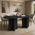 Stół LOEN 204x90 cm Portland Owalny Stół do Jadalni i Salonu Milo Furniture