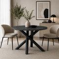 Stół Okrągły OSLO 110cm Jesion Portland – Nowoczesny Stół dla 4 Osób Milo Furniture