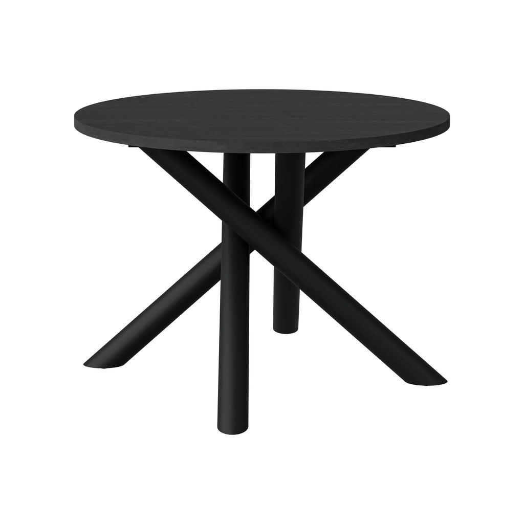 Stół Okrągły OSLO 110cm Jesion Portland – Nowoczesny Stół dla 4 Osób Milo Furniture