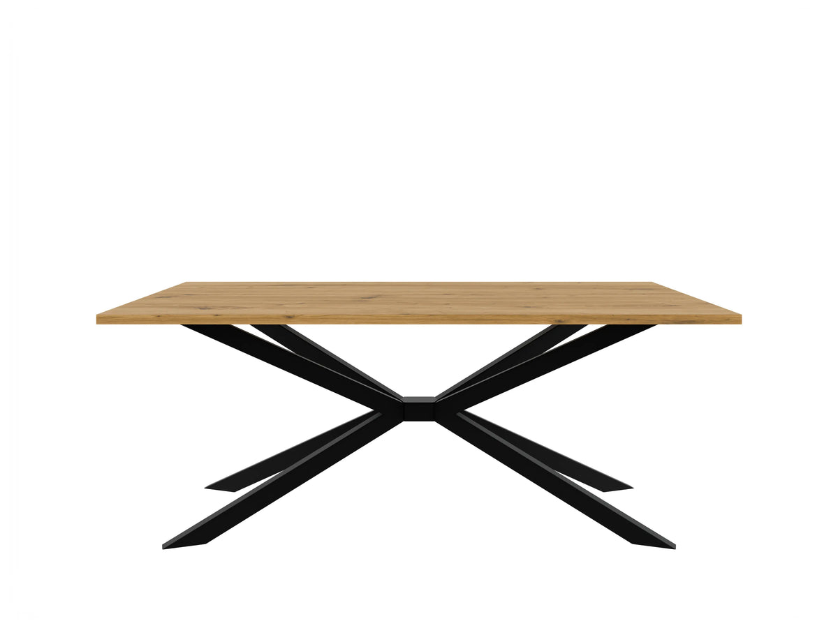 Stół TROMSO 185×90cm Dąb Artisan – Nowoczesny Loftowy Stół do Jadalni Milo Furniture