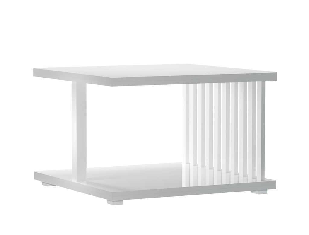 Stolik Kawowy Arctic Elegance Biały 60x60 – subtelność, która robi różnicę
