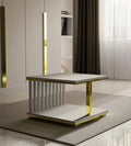 Stolik Kawowy 60x60 Kaszmir / Złoty – Ława Glamour do Salonu Kashmir Milo Furniture