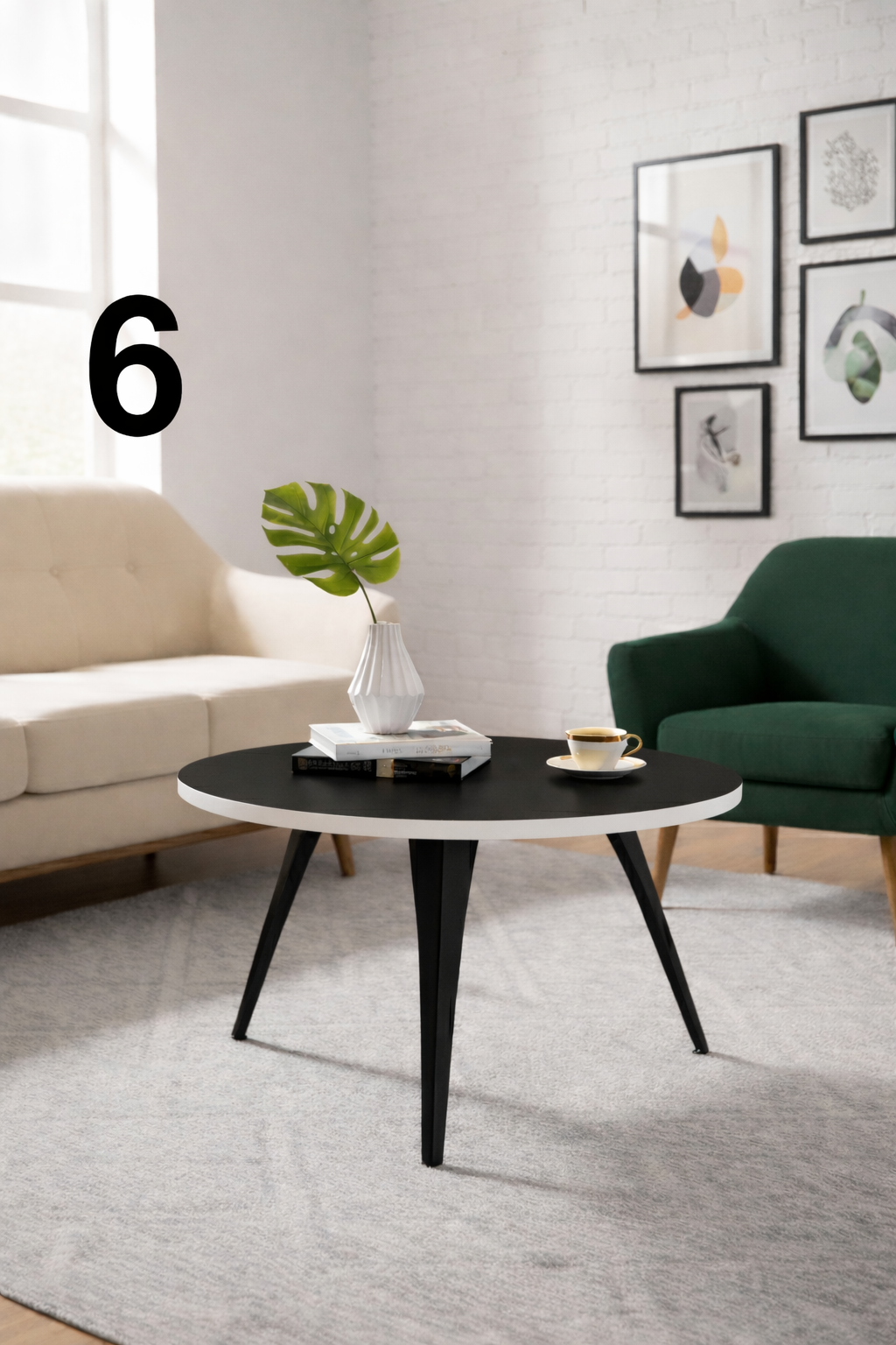 Nowoczesny stolik kawowy KOKO 65×42 – elegancja w prostym wydaniu, wiele kolorystyk