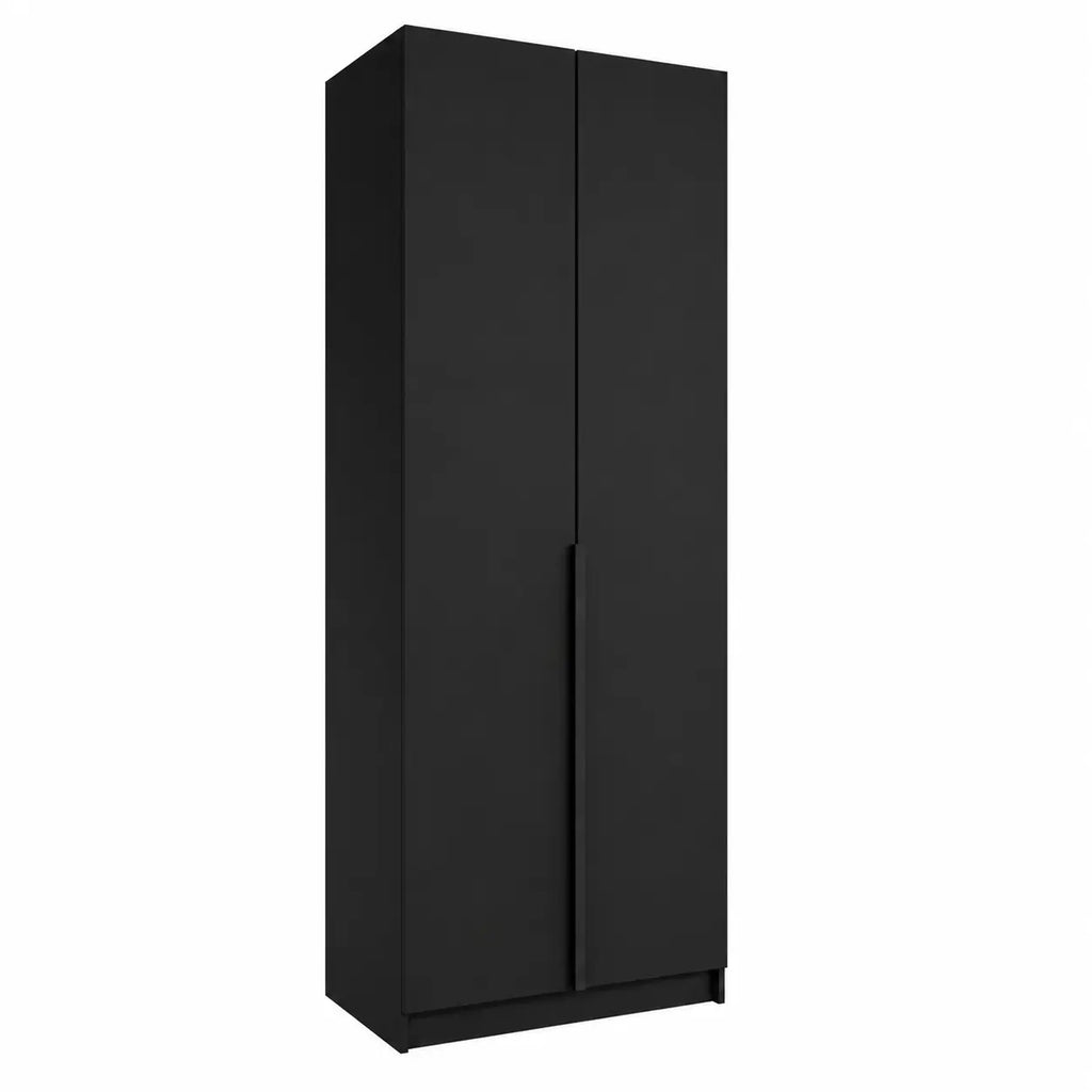 Szafa Uchylna 100cm Czarna MONA – Nowoczesna Kompaktowa Garderoba Milo Furniture