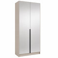 Szafa Uchylna 100cm z Lustrem Biała – Nowoczesna Kompaktowa Garderoba Milo Furniture